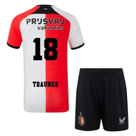 Goedkope Feyenoord Rotterdam Trauner 18 Kids Thuistenue 2024-25
